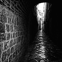 Buy canvas prints of The Alley by tom downing