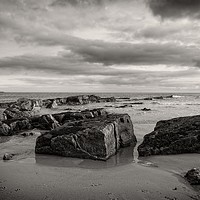 Buy canvas prints of Northumberland Rocks by tom downing