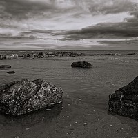 Buy canvas prints of Rocks by the Coast by tom downing