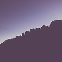 Buy canvas prints of Haytor in Silhouette by tom downing
