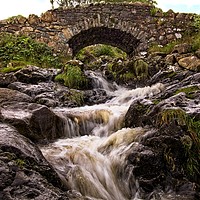 Buy canvas prints of Cascading Waters by tom downing