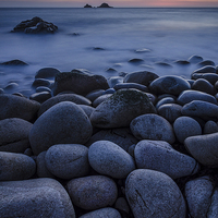 Buy canvas prints of Porth Nanven Twilight by Bob Small
