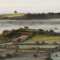 Buy canvas prints of  A view from the Mendip by Bob Small