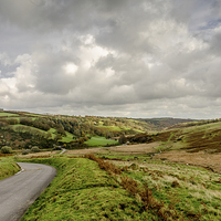 Buy canvas prints of  The Barle Valley in Autumn by Bob Small
