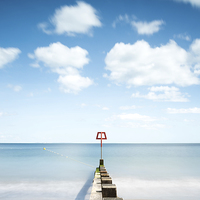 Buy canvas prints of  Swanage seascape by Bob Small