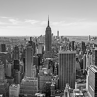 Buy canvas prints of Manhattan Skyline by Bob Small