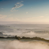 Buy canvas prints of Mists of Exmoor by Bob Small