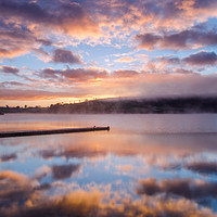 Buy canvas prints of Exmoor Sunrise at Wimbleball by Bob Small