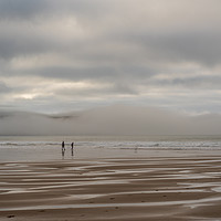 Buy canvas prints of Woolacombe Winter by Bob Small