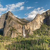 Buy canvas prints of Bridalveil Falls, Yosemite  by Bob Small