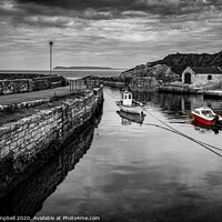 Buy canvas prints of Rain Incoming At Ballintoy by Alan Campbell