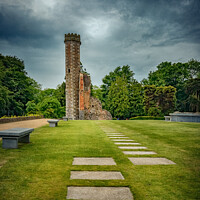 Buy canvas prints of The Castle Ruins by Alan Campbell