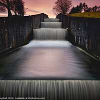 Buy canvas prints of The Hidden Cascade by Alan Campbell