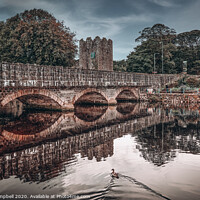 Buy canvas prints of Bridge To The Castle by Alan Campbell