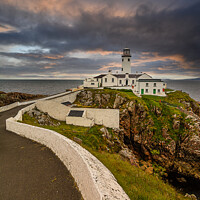 Buy canvas prints of Sunset Over Fanad Head Lighthouse by Alan Campbell