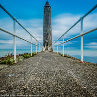 Buy canvas prints of Converging at Chaine Memorial Tower, Larne by Alan Campbell