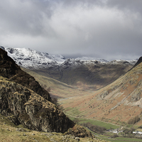 Buy canvas prints of  View down the Langdale valley by Lee Sutton