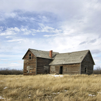 Buy canvas prints of  A Prairie Home by Brian Ewing