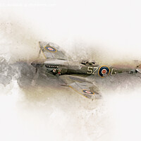 Buy canvas prints of Spitfire Mk XVI TE311 by Tim Smith
