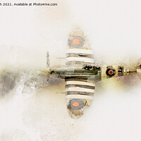 Buy canvas prints of Spitfire Vb AB910 RF-D No.303 by Tim Smith