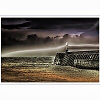 Buy canvas prints of Porthcawl lighthouse by paul holt