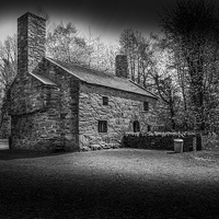 Buy canvas prints of  Old farm house by paul holt