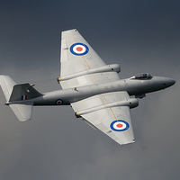 Buy canvas prints of  English Electric Canberra PR.9 XH134  by Richard Hall