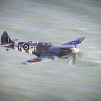 Buy canvas prints of Spitfire pass by Rose Atkinson
