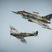 Buy canvas prints of  RAF Synchro Pair 2015 by Rose Atkinson