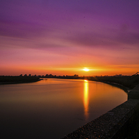 Buy canvas prints of  River Bure, Great Yarmouth by Peter De Clercq
