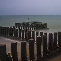 Buy canvas prints of  Caister Beach by Peter De Clercq