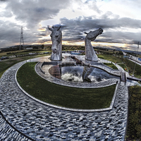 Buy canvas prints of  The Kelpies by Garry Quinn