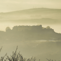 Buy canvas prints of  Misty Castle View by Garry Quinn