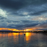 Buy canvas prints of Sunset Shore by Garry Quinn