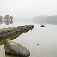 Buy canvas prints of Misty jetty view by Garry Quinn