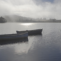 Buy canvas prints of Morning misty mooring by Garry Quinn