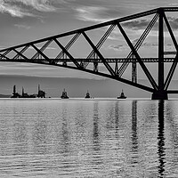 Buy canvas prints of Forth Silhouette by Garry Quinn