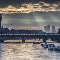 Buy canvas prints of  London skyline by mike cooper