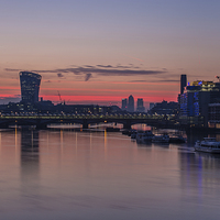 Buy canvas prints of  view over the Thames by mike cooper