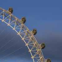 Buy canvas prints of  London eye quarter turn by mike cooper