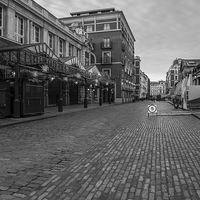 Buy canvas prints of  covent garden is still asleep by mike cooper