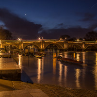 Buy canvas prints of Bridge over the river Thames by mike cooper