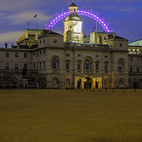 Buy canvas prints of overlooking Horse guards  by mike cooper