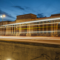 Buy canvas prints of Hyde park corner screen light trail by mike cooper