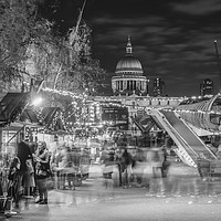Buy canvas prints of xmas markets by mike cooper