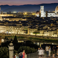 Buy canvas prints of view over Florence by mike cooper