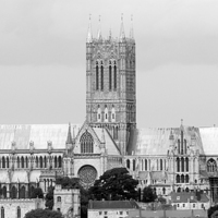 Buy canvas prints of Lincoln  Cathedral (Lincolnshire)  by Aaron Strickland