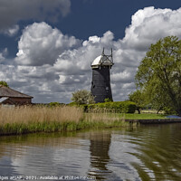 Buy canvas prints of Windmill under Restoration by Philip Hodges aFIAP ,