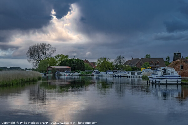 Stokesby , Last Light Picture Board by Philip Hodges aFIAP ,
