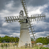 Buy canvas prints of Thurne Dyke drainage Mill by Philip Hodges aFIAP ,
